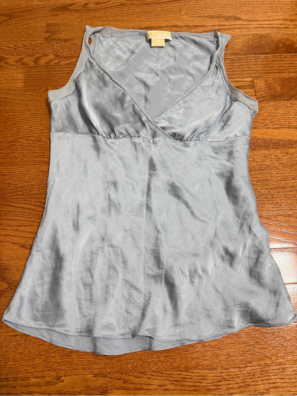 Silk Dusty Blue Camisole Top by Michael Kors